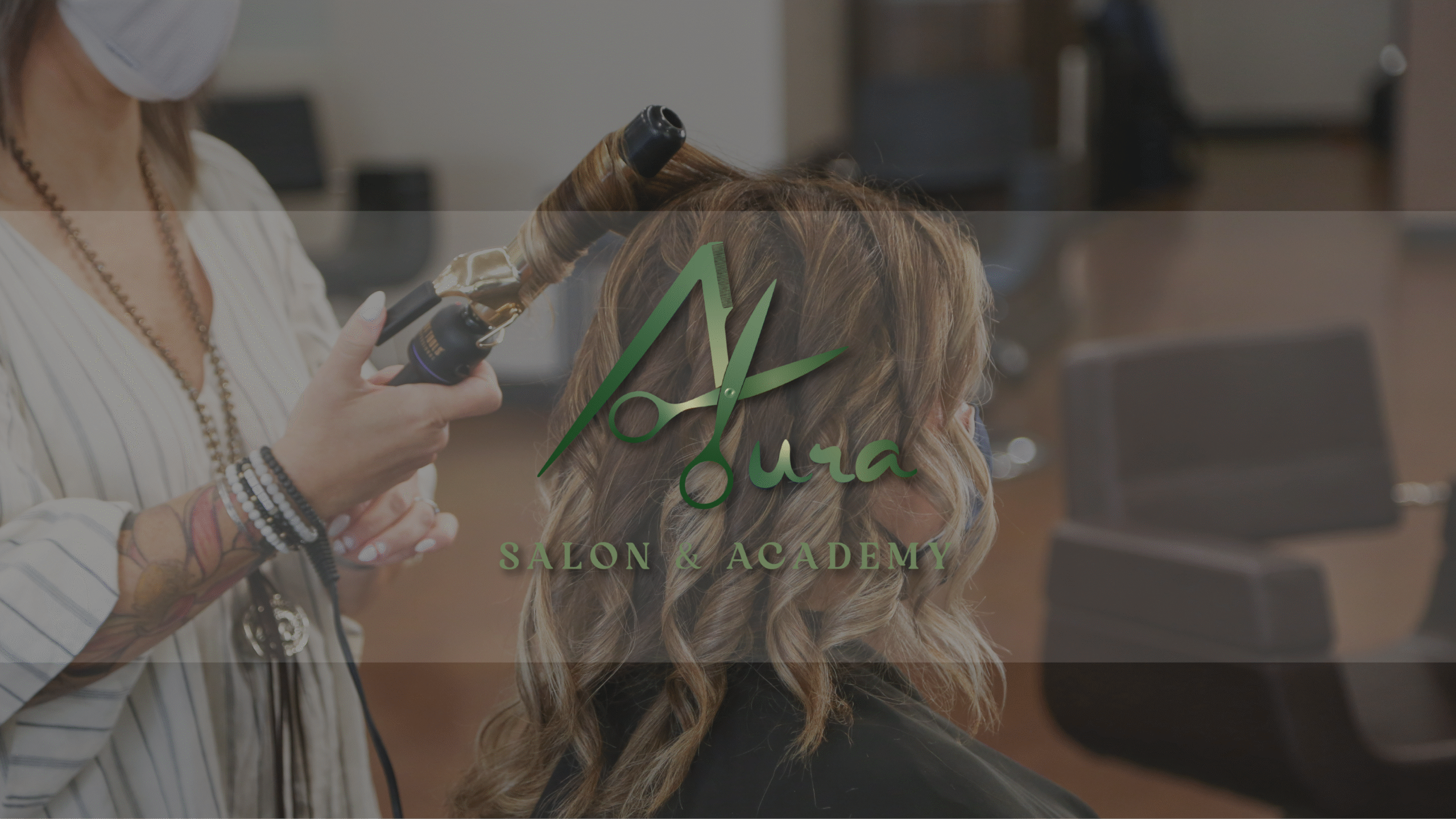 Aura Salon and Academy Logo
