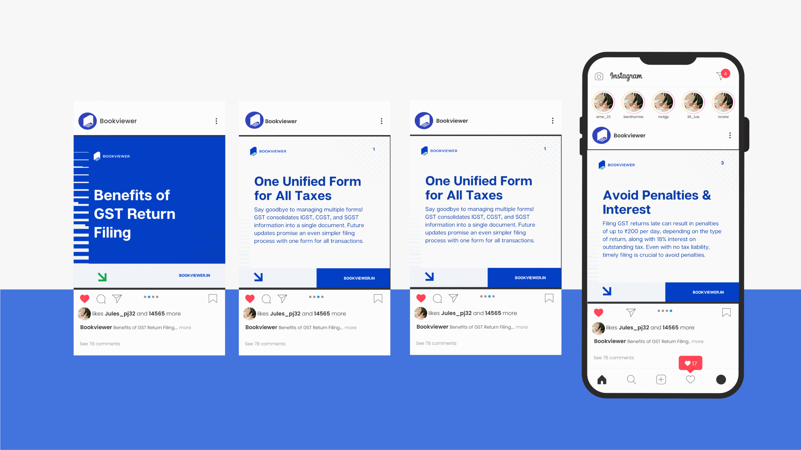 BookViewer Social Media