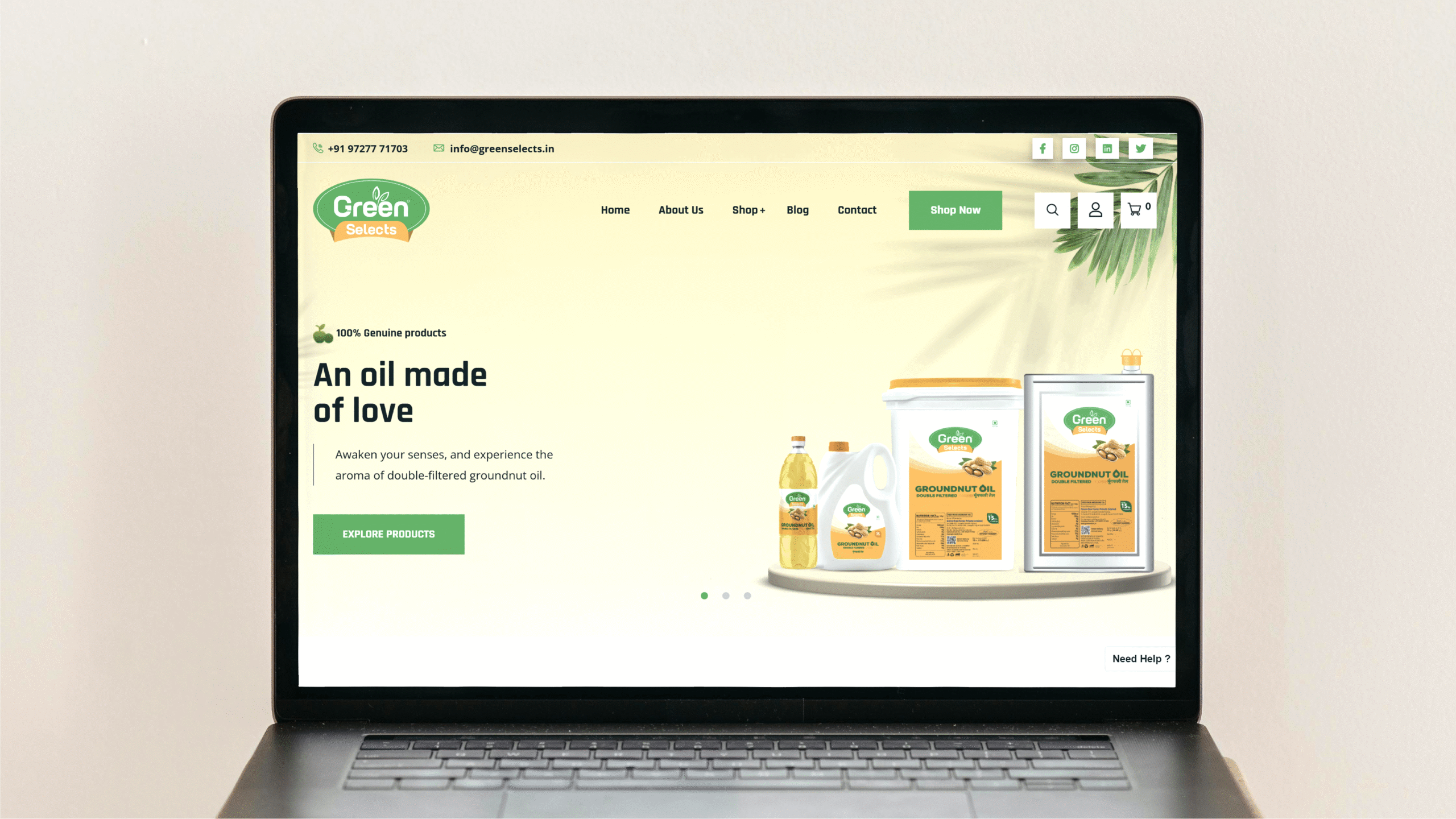 Green Selects Website